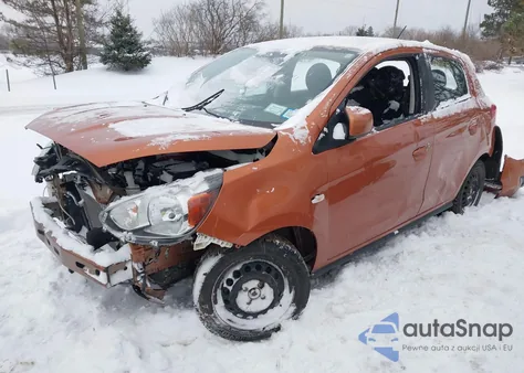 2019 Mitsubishi Mirage Es z USA, uszkodzony, nr VIN ML32A3HJ6KH012780